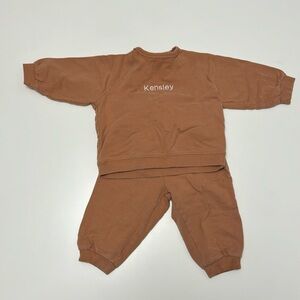 ZARA Sweatpants/Sweatshirt (monogrammed)